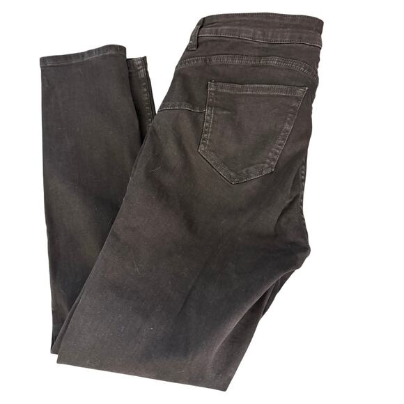 NEW MNG Women's Black Denim Mid Rise Skinny Pushup Jeans Size 10 - Picture 4 of 7